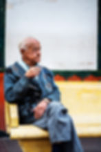 An old man in Savannah